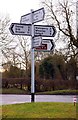 Multi-armed signpost in Worminghall