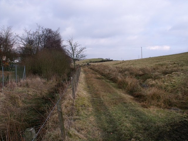 Track beside the ditch