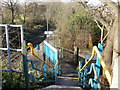 Steps from Caerphilly Road to Birchgrove railway station, Cardiff