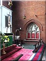 St Mellitus, Church Road, London W7 - Piscina & sedilia