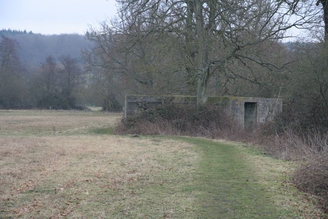 Pillbox by the path