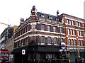 TQ3483 : Bethnal Green: Junction of Hackney Road with Cambridge Heath Road by Dr Neil Clifton