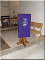 The lectern at  St Andrew, Tangmere