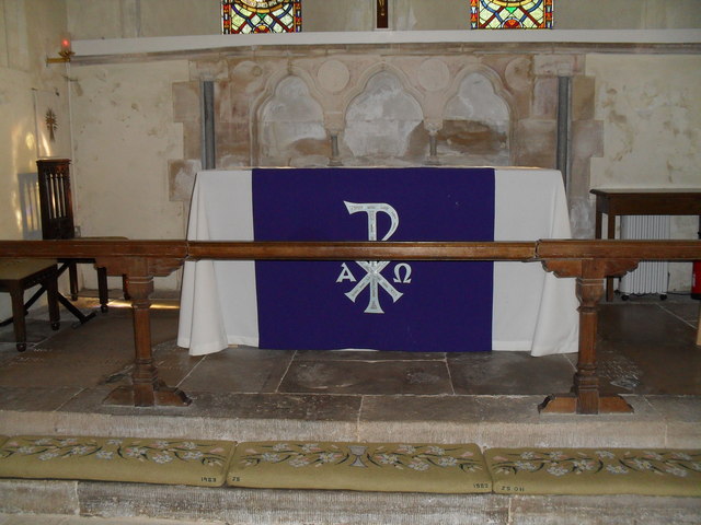 The altar at St Andrew, Tangmere