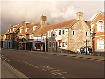 SY9287 : Wareham: shops on South Street by Chris Downer