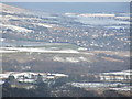 SD7015 : Egerton and Delph Reservoir from the northern slopes of Winter Hill near Wards Reservoir by Andrew Gritt