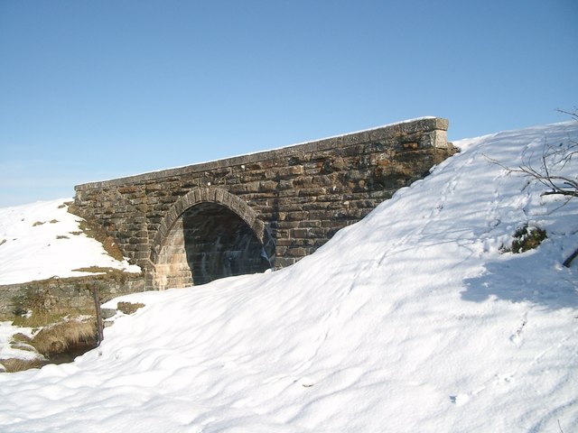 Old railway bridge on the Dava Way