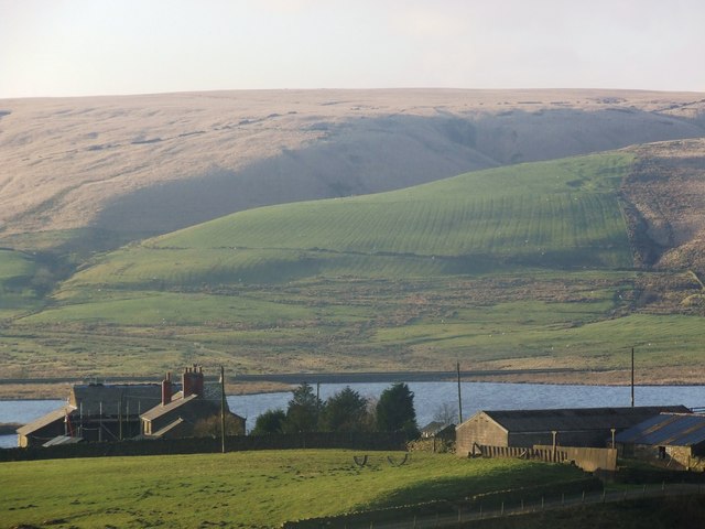 Underfield drainage at Bromiley's with Lower Pasture House in foreground
