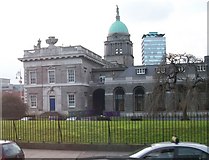 O1634 : Dublin's Custom House from Memorial Road by Eric Jones