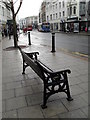 Wet looking seat in South Street