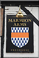 The sign of the Marmion Arms