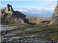 View north from Caergwrle Castle