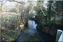 TQ5259 : A distributary of the River Darent, Pilgrim's Way West by N Chadwick