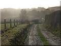 Approaching Buriton Farm