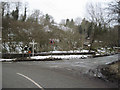 Road Junction at bridge east of Rhydycroesau