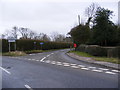 Crowfield Road, Stonham Aspal & East End Road Postbox