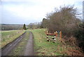 Footpath off Track to Lower Gate Farm