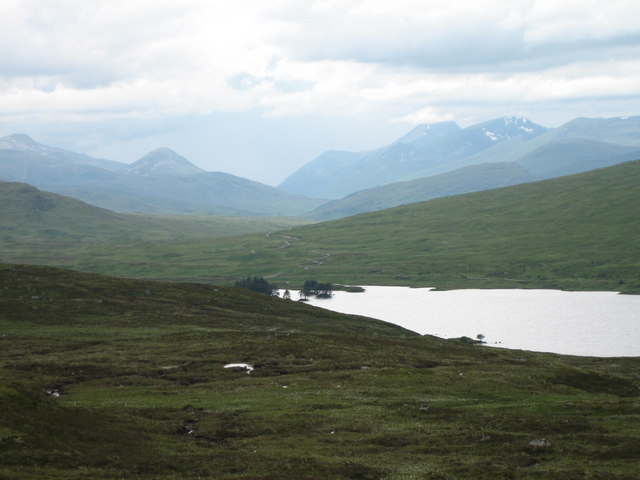 Loch Ossian from Peter's Rock