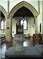 St Luke, Baxter Road, Great Ilford - Font