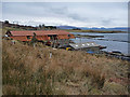 Derelict buildings by Scalpay jetty