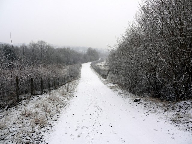 Road to 'Get Hooked on Fishing' angling... © Andrew Curtis cc-by-sa/2.0 ...