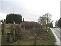 The Saxon Shore Way leaves the B2067 Warehorne Road