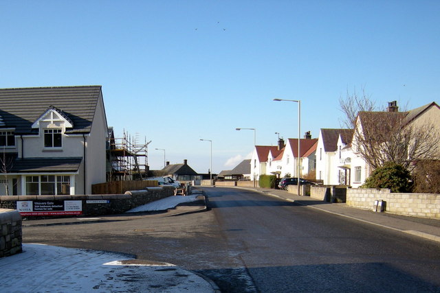 Station Road, Forfar at its junction with Ritchies Wynd