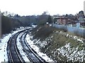 Curve and approach to Water Orton Station