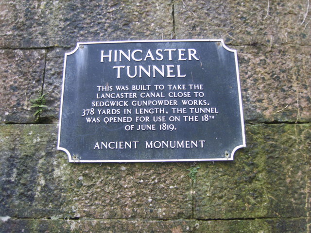 Plaque, Hincaster Tunnel