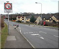 Traffic calming on Rivermead Way, Rogerstone