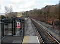 The view northwestwards from Rogerstone railway station