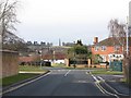 Junction of B4086 with Knights Lane, Tiddington