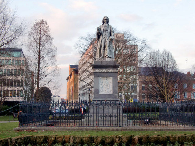 Sir Isaac Watts, Watts Park, Southampton © Christine Matthews cc-by-sa ...