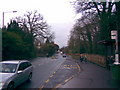 View looking down Egham Hill towards the Monkey