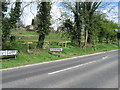 Pitchcombe boundary sign on the northbound A46