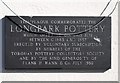 Plaque at Longpark