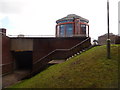 Bournemouth: northwest entrance to Richmond Hill roundabout subway