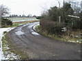 Drive and bridleway to Cherry Orchard Farm