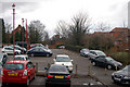 Daventry: cars parked St Johns Square