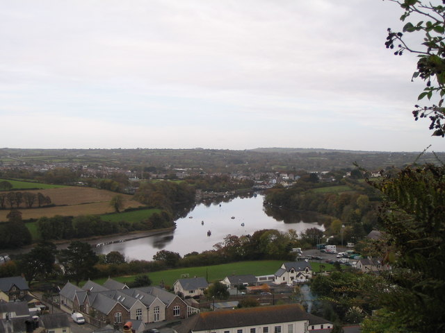 Looking down on the Teifi at St Dogmaels