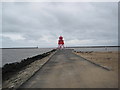 NZ3668 : The Groyne near the Mouth of the River Tyne by Les Hull