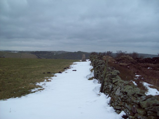 Triangulation Pillar on Hollinsclough Moor