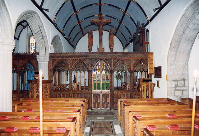 St John the Baptist, Lustleigh, Devon - East end