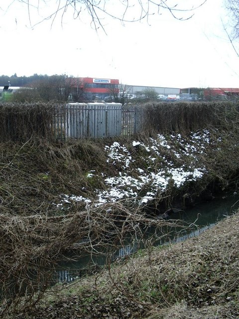Stream and Industrial Estate, Castle Vale