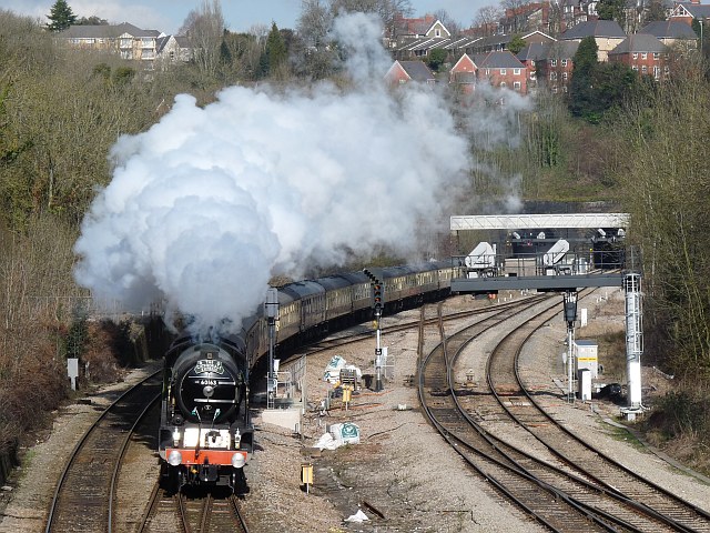 Tornado hauling the St David's Day "Cathedrals Express"
