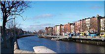 O1534 : The Liffey and Bachelors Walk from Aston Quay by Eric Jones