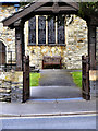 SD4096 : St Martin's Church Lych Gate by David Dixon