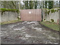 One of many locked estate gates into Petworth Park