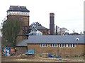 The rear of the brewery