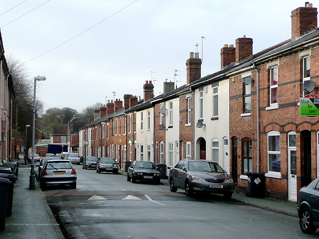 Terraced houses in Lime Street, Penn... © Roger D Kidd :: Geograph ...